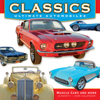 Sellers Publishing Inc. 2026 Wall Calendar - Ultimate Automobiles - English-Large, easy to use, 12" x 12" full-page grids with small at-a-glance month grids 