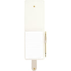 Mead West Village Notepad with Pen - 6 1/8" H x 4 1/4" W - 60 Sheets-Generous Writing Space: 60 double-sided ruled sheets (120 pages total) for lists, plans, and ideas