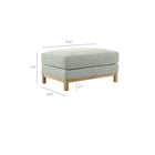 Modway Roscoe Fabric Ottoman - Mist-Mélange Chenille Fabric