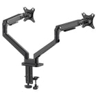 ShoppingAll Premium Monitor Arm Desk Mount for Dual Screen - Black-Supports two 17–34" monitors, up to 11 kg (24.2 lb) per arm