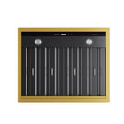KUCHT KRH30TG 30" 900 CFM Wall Mounted Range Hood - Gemstone-LCD display with sensor touch allows you to choose the right speed