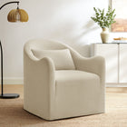 Modway Bardot Slipcovered Linen Blend Accent Chair - Linen-Premium Linen Blend Upholstery