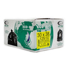 Eco II Oxo-Biodegradable Garbage Bags - 30" x 38" - Extra Strong - Clear Tint - 25/Roll - 125 Pack-125 Pack
