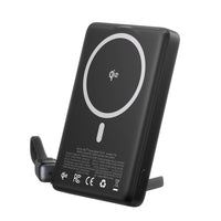 INIU MagPro Slim 10000mah Power Bank - Black-Latest Qi2-Certified 15W Wireless Charging: Solves the industry's slow wireless magnetic charging issue, powering your iPhone 16 up to 57% in just 25 minutes — nearly as fast as wired charging.