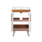 Modway Energize 24" Bathroom Vanity - Cherry/White-9