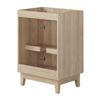 Modway Miles 24" Bathroom Vanity Cabinet - Oak-Non-Marking Foot Caps