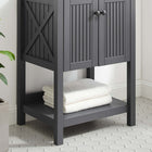 Modway Steam 23" Bathroom Vanity Cabinet - Grey-Assembly Required