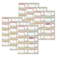 Ashley Productions Die-Cut Magnets - Confetti Schedule Cards - 10 Per Pack - 6 Pack-Decorative manipulatives