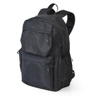 Club Rochelier Large Multi Pocket Backpack - Black-Adjustable padded straps