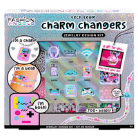 Fashion Angels Charm Changers - Techno Girl-TECH TEAM JEWELRY KIT: Dive into a world of jewelry making with this ultra-cute kit! Craft friendship bracelets, necklaces, and more with tech-themed beads and charms