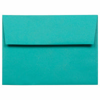 JAM Paper A6 Coloured Invitation Envelopes - 4.75 x 6.5 - Sea Blue Recycled - 50 Pack-These envelopes are perfect to use for sending invitations, greeting cards, RSVP's, thank you cards, gifts for birthdays, graduations, holidays and more