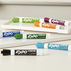 Expo Low Odour Dry Erase Markers - Chisel Tip - Assorted Colours - 16 Pack-Assorted colours: two each of black, blue, green, and red.  One each of Aqua blue, brown, lime, orange, pink, plum, pumpkin and purple