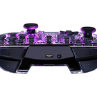 Turtle Beach Afterglow Wireless RGB Gaming Controller for Nintendo Switch 2 - Clear-Rechargeable battery for up to 40 hours of play time per charge
