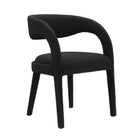 Modway Pinnacle Boucle Upholstered Dining Chair - Black - 2 Pack-Weight Capacity: 330 lbs.