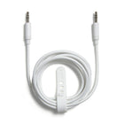 NXT Technologies 6 Ft. Braided Mini-phone Stereo 3.5mm Cable - White-Mini-phone stereo 3.5mm to mini-phone stereo 3.5mm