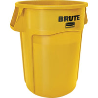 Brute Identity 44 Gallon Container - Yellow-Brute container, Vented