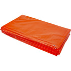 Kleton Insulated Tarps - Polyethylene - Orange - 20' x 12' - 8 mils-R-value is maintained in damp cold conditions