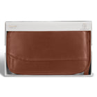 Champs Onyx Leather Multi Passport Case - Brown-Penholder