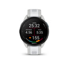Garmin Forerunner 165 Music - Mist Grey/Whitestone-See all of your data on a brilliant AMOLED touchscreen display with traditional button controls