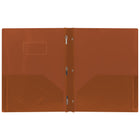 Staples Poly Report Cover - Orange-Three tangs