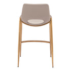Zuo Desi Counter Stool - Beige/Gold - Set of 2-6