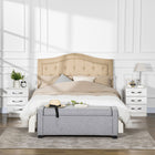 HOMCOM Modern Nightstand with 3 High Gloss Drawers - White - Set of 2-The front of the drawers has a high gloss which gives it an elegant finish