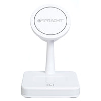 Spracht Flex Charge 4 Charging  Pad - White-Compatibility: iPhone, Android, watch, ear bud case, extra USB port