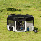 PawHut Octagon Fabric Foldable Pet Playpen - M-Soft dog playpen for small dogs, cats, guinea pigs or other animals