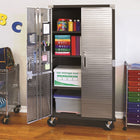 Seville Classics UltraHD Storage Cabinet - 36" L x 18" W x 72" H - Graphite-Dimensions: 36" L x 18" W x 72" H