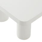 Modway Cleo 54" Rectangular Coffee Table - White-9