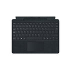 Microsoft Surface Pro Keyboard with Pen Storage - Black - French-Sleek and compact, this keyboard performs like a traditional laptop keyboard, complete with full mechanical keyset, backlit keys, and large glass touchpad for precise control and navigation
