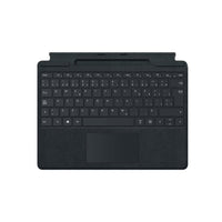 Microsoft Surface Pro Keyboard with Pen Storage - Black - French-Sleek and compact, this keyboard performs like a traditional laptop keyboard, complete with full mechanical keyset, backlit keys, and large glass touchpad for precise control and navigation