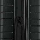 Bugatti Munich 21" Hardside Carry-On Luggage - Black-Double 360-degree spinner wheels for precise control and smooth, quiet rolling (8 wheels)