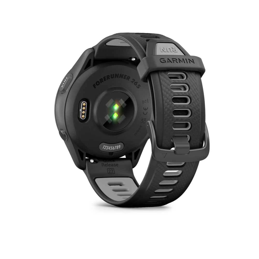 Garmin Forerunner 265 GPS Running and Triathlon Smartwatch - Black