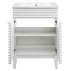 Modway Render 24" Bathroom Vanity - White-Dual Soft-Close Doors