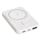 Helix 5,000 mAh Magnetic Power Bank - White-5,000  mAh Power Bank