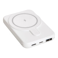 Helix 5,000 mAh Magnetic Power Bank - White-5,000  mAh Power Bank