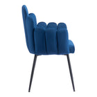 Zuo Noosa Dining Chair - Navy Blue - Set of 2-3 year limited warranty