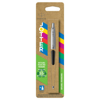 Parker Jotter Originals Ballpoint Pen - Classic Black Finish - Medium Point - Blue Ink-Glossy classic black finish is effortlessly fun and stylish