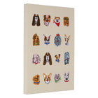 Gry Mattr A5 Hardcover Notebook - 5-4/5" x 8-3/10" - Lined - 96 Sheets - Dog-A5 size: 5.83" W x 8.27" H