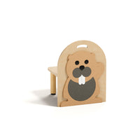 Mitybilt WildWoods Chair - Beaver -Backrest with printed P.E.T. acoustic felt, Beaver