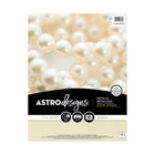 Astrodesigns 65lb Cover Paper - 8.5" W x 11" H - Champagne Pearl - 50 Pack-Basis Weight: 65 lb./176 gsm