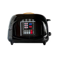 Uncanny Brands Elite Toaster - Darth Vader-Vader's iconic chest plate in full color on the front.