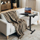 Mount-It! Height Adjustable Overbed Desk - Black-Its built-in gas spring allows for smooth and easy height adjustment between 26.3 and 42.1 inches