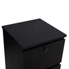 Koss 2-Drawer Vertical Filing Cabinet - Espresso-Full extension slides