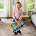 LeapFrog Twinkle Lights Learning Piano - French-Close the grand piano lid when the show is over to turn off the lights. Now take a bow