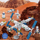 Contixo Aerospace Series Space Station Building Block Set - 573 Pieces-Show-Stopping Wonder: After the final block clicks into place, behold a magnificent masterpiece! Your Contixo Space Station isn't just a toy; it's a conversation-starting, jaw-dropping display piece that's bound to turn heads