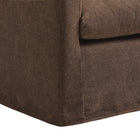 Modway Somerset Linen Blend Slipcovered Armchair - Cocoa-8