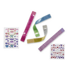 Melissa & Doug Design-Your-Own Bracelets With Stickers-Includes 4 double-sided bracelets and 100+ sparkle-gem and glitter stickers