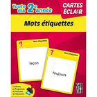 Caractere Mots etiquettes - French - Grade 2-The format of this workbook not only enables the child to target the essential lessons learned in class in order to review them at home but it also motivates him or her to study with an adult in a playful manner.